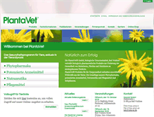 Tablet Screenshot of plantavet.de